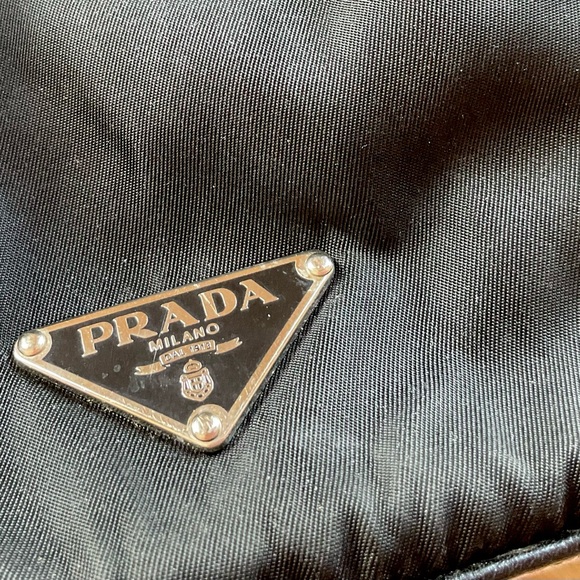 Prada Tessuto Vitello Leather Shoulder Bag - Picture 11 of 11